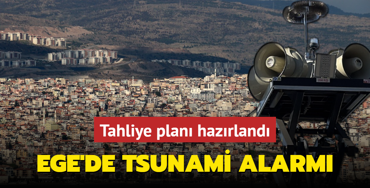 Bodrum ve Data'da tsunami alarm: Tahliye plan hazrland