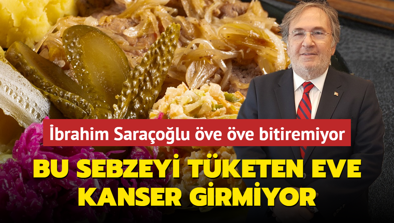 Bu sebzeyi tketen eve kanser girmiyor! brahim Saraolu ve ve bitiremiyor