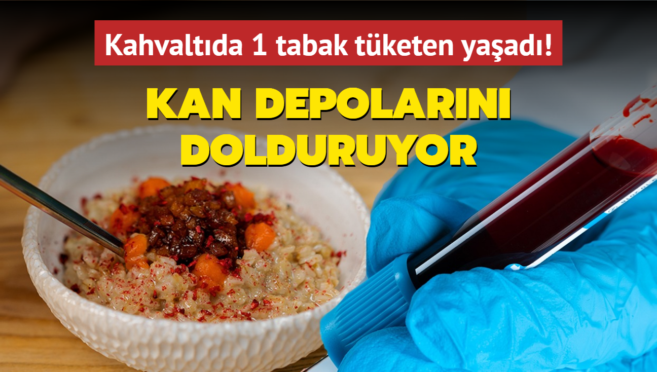 Kahvaltda 1 tabak tketen yaad! Kan depolarn dolduruyor