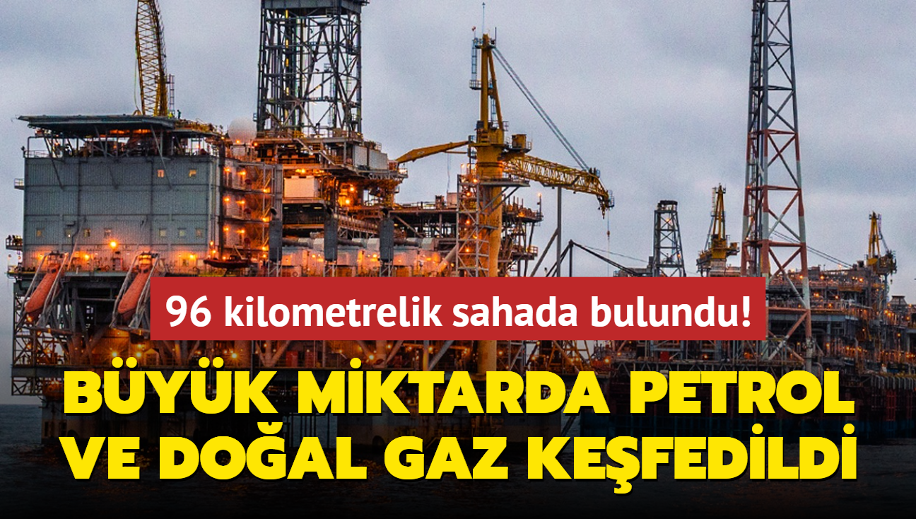 Resmen akland: 5,1 trilyon fit kp doal gaz ve 2,1 milyar varil petrol bulundu!