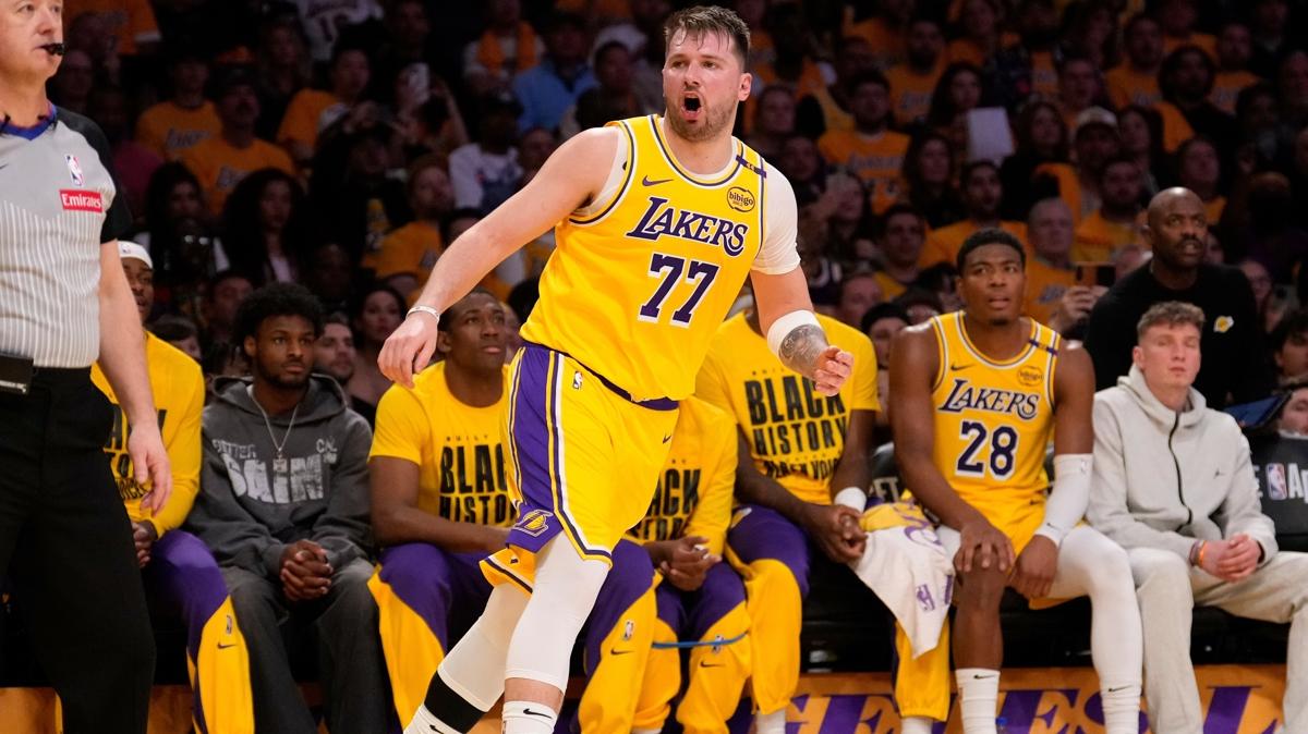 Doncic'in Lakers gnleri galibiyetle balad