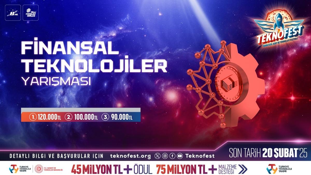 Finansal teknolojiler iin inovatif fikirler TEKNOFEST'TE yaracak