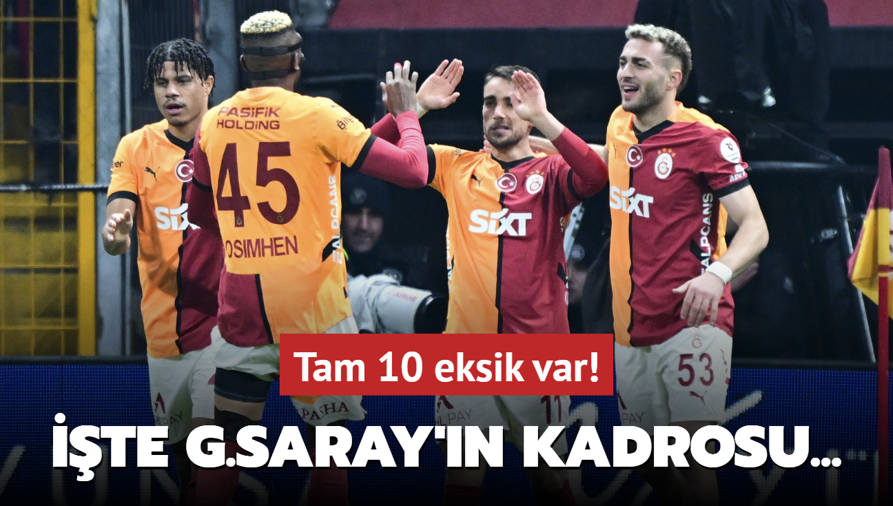 Galatasaray kadroyu aklad! Tam 10 isim AZ Alkmaar manda yok