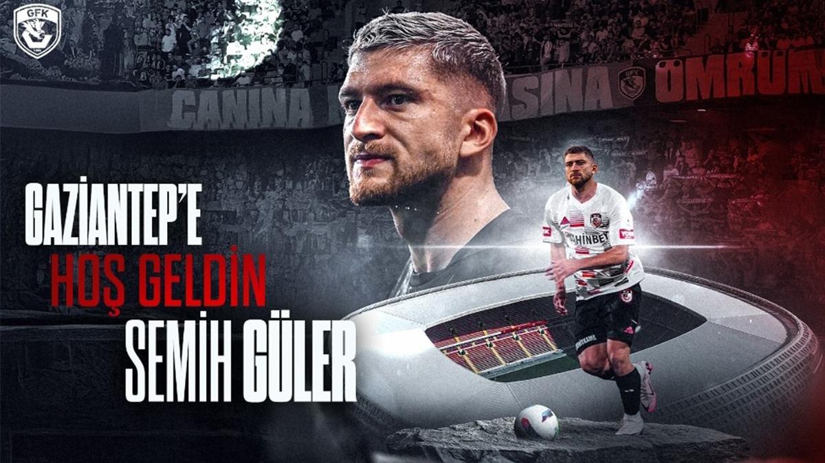 Gaziantep FK, Semih Gler'i renklerine balad