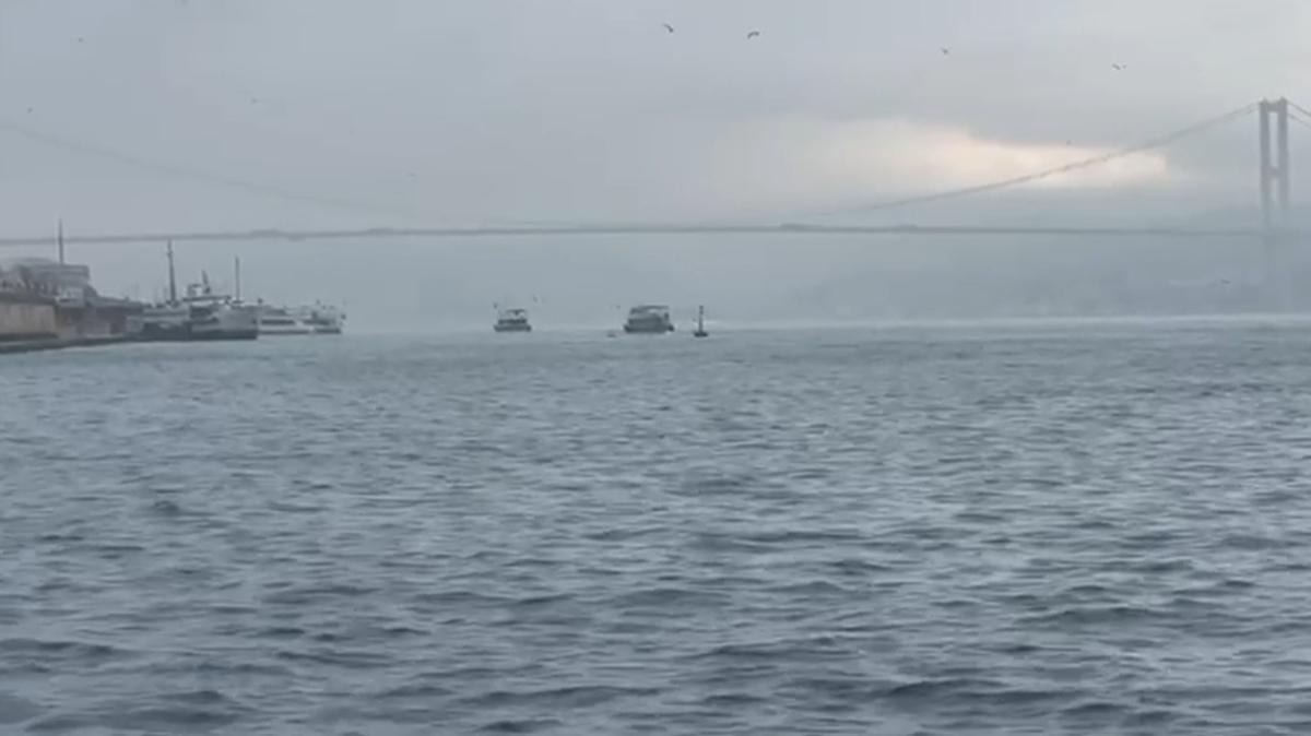 stanbul Boaz'nda gemi trafii ald