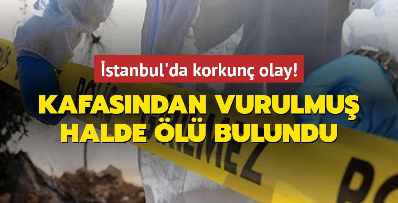 stanbul'da korkun olay! Parkta kafasndan vurulmu halde l bulundu