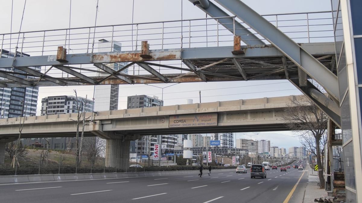 Ankara'da st geit tehlikesi! Vatanda ikayet yadryor, belediye umursamyor