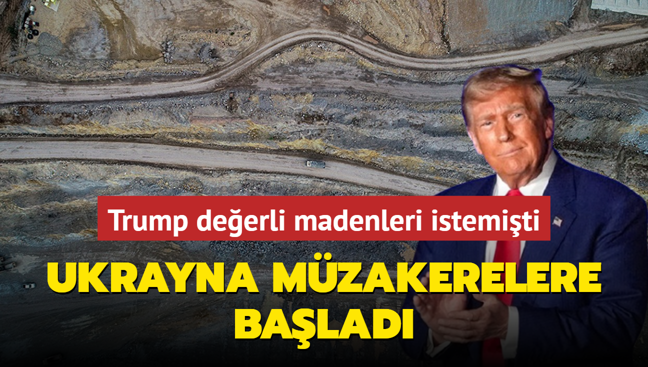 Trump madenleri istemiti... Ukrayna mzakerelere balad