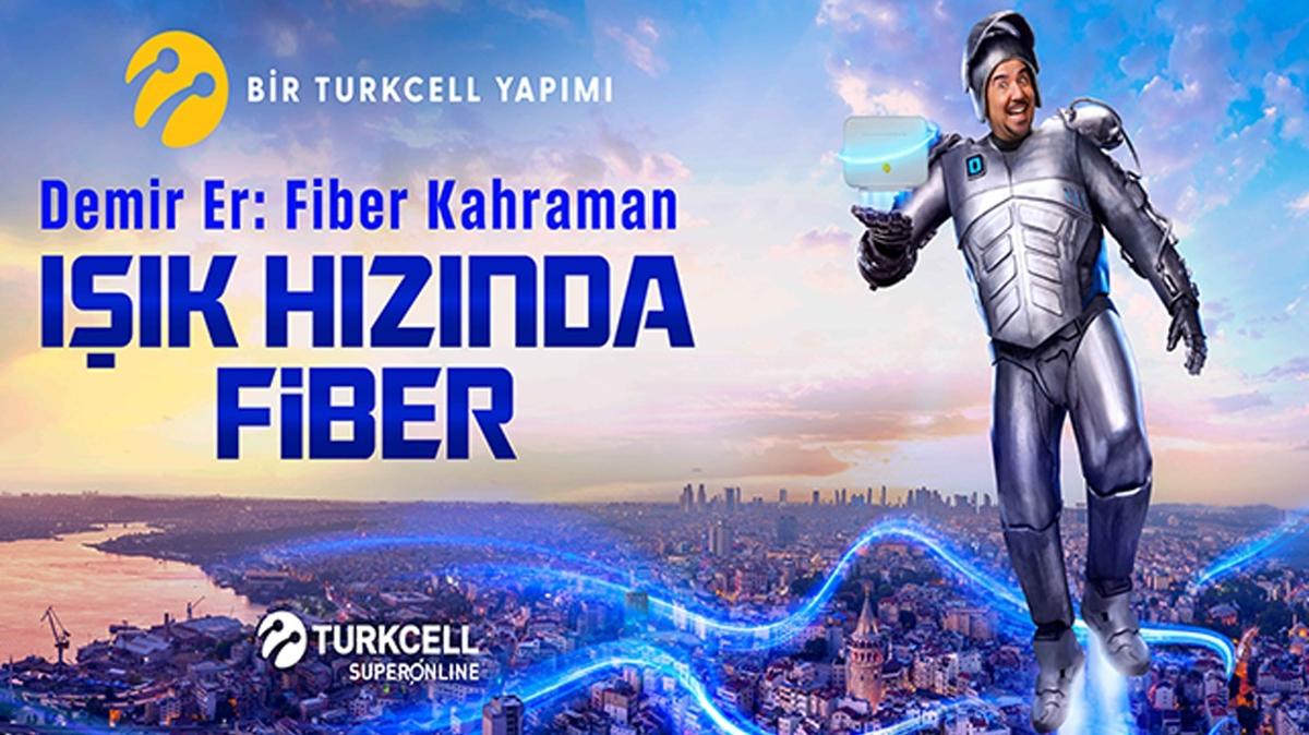 'Bir Turkcell Yapm' reklam serisinin ikincisinde Ata Demirer, fiber kahraman rolnde