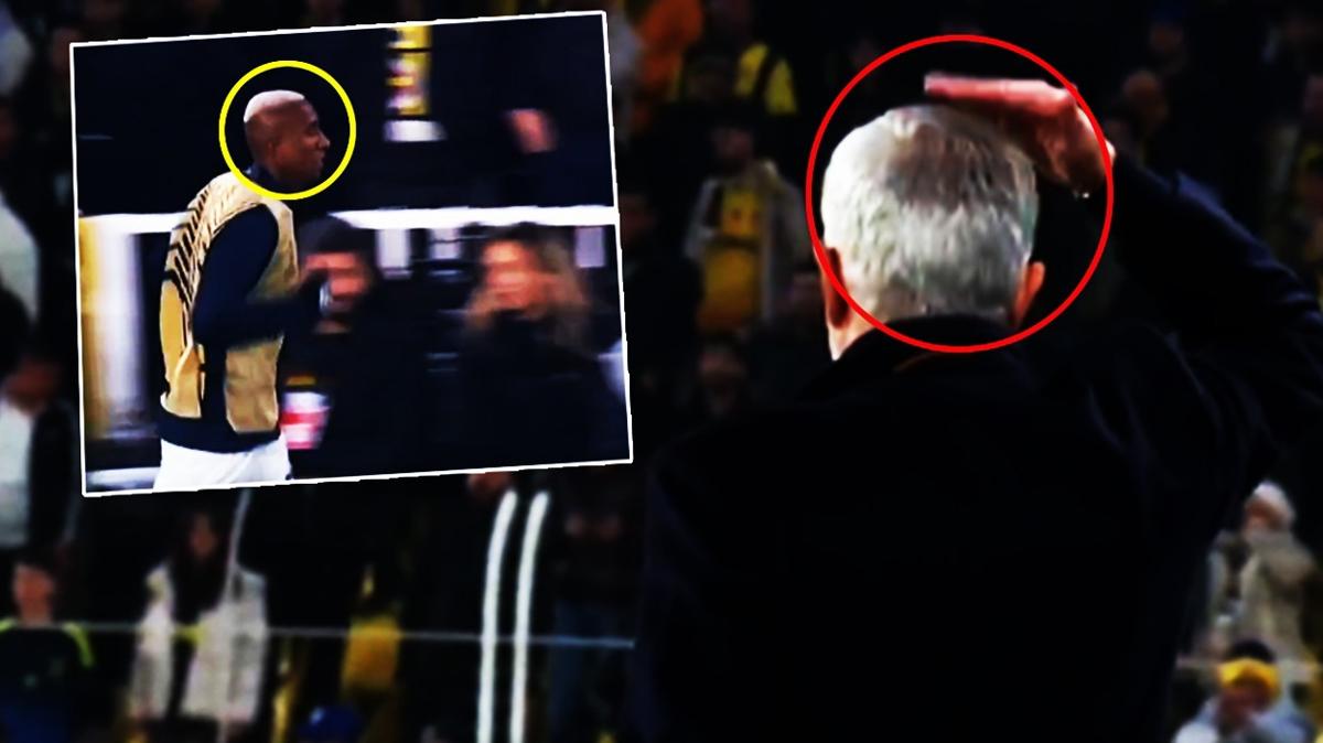 Jose Mourinho'nun bu hareketi olay oldu! Anderson Talisca'y yanna byle ard