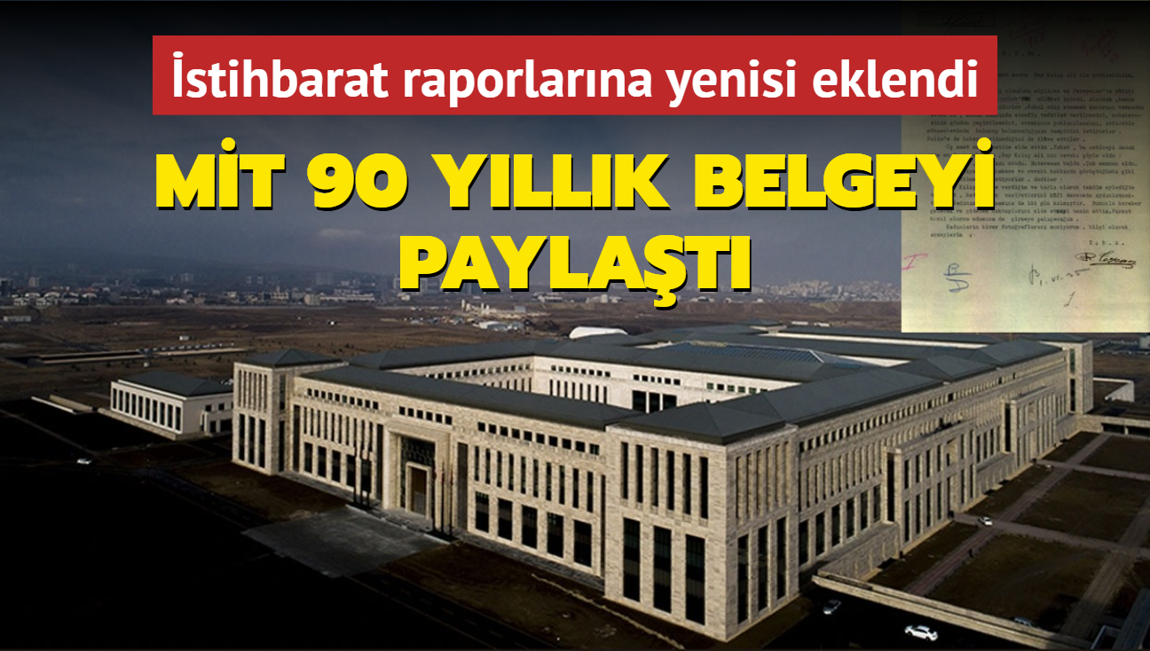 stihbarat raporlarna yenisi eklendi... MT 90 yllk belgeyi paylat