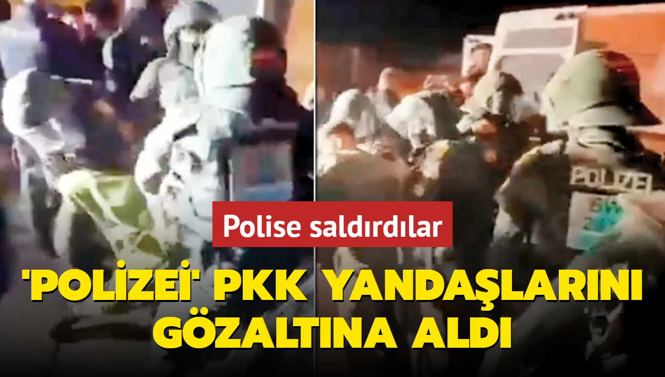 'Polizei' PKK/YPG yandalarn gzaltna ald