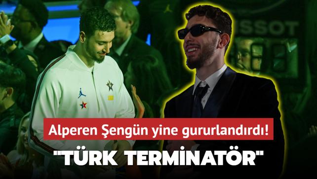 Alperen engn yine gururlandrd! NBA All-Star'da "Trk terminatr" dediler