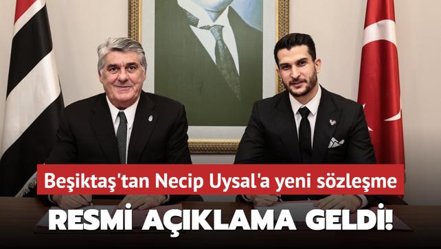 Resmi aklama geldi! Beikta'tan Necip Uysal'a yeni szleme