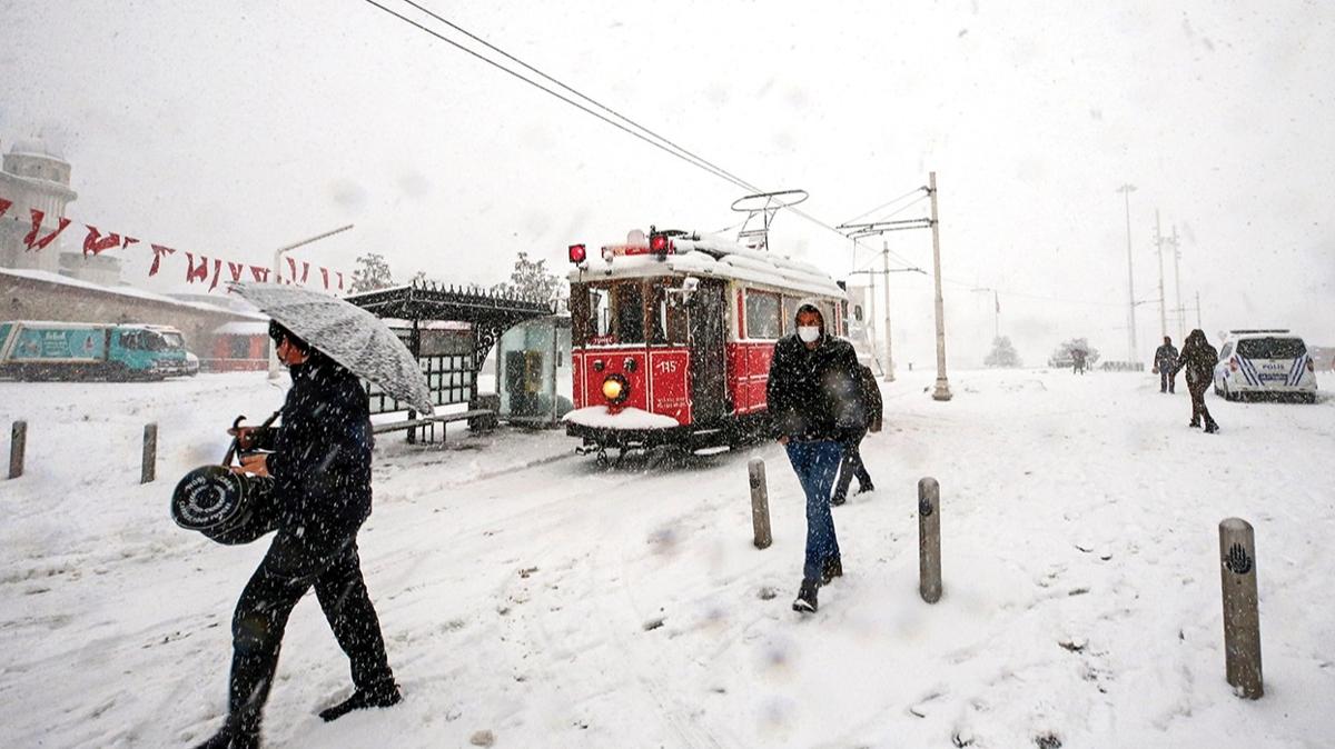 stanbul Sibirya'ya dnecek! Yarndan itibaren 4 gn kar alarm