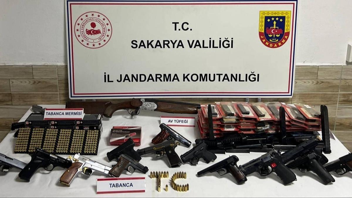 Sakarya'da silah kaaklarna gz atrlmad