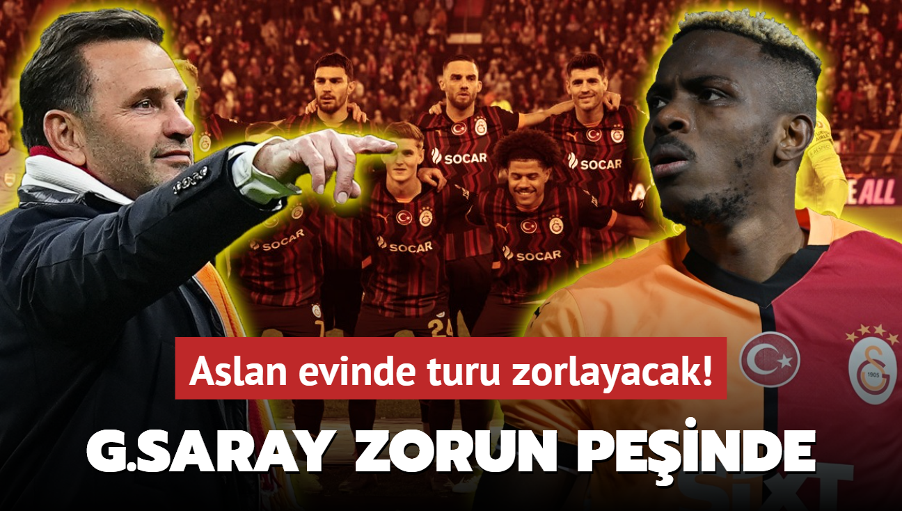 Galatasaray zorun peinde! Aslan evinde turu zorlayacak