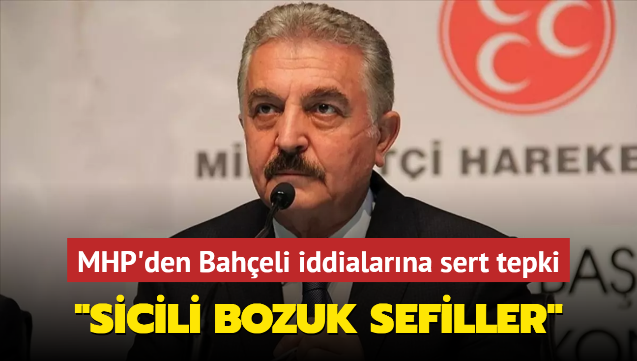 MHP'den Baheli'nin salk durumu iddialarna sert yant: Sicili bozuk sefiller