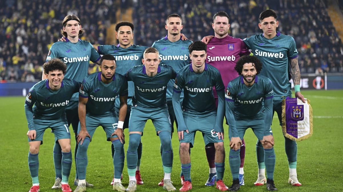 Anderlecht'te Fenerbahe ma ncesi 4 eksik