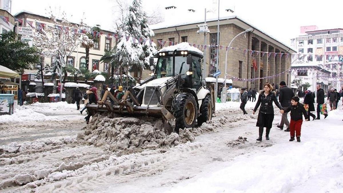 Trabzon ve Giresun'a okullara kar tatili aras