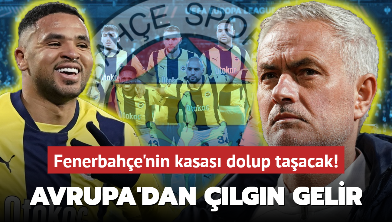 Fenerbahe'nin kasas dolup taacak! Avrupa'dan lgn gelir