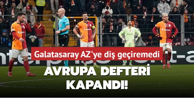 MA SONUCU: Galatasaray 2-2 AZ Alkmaar