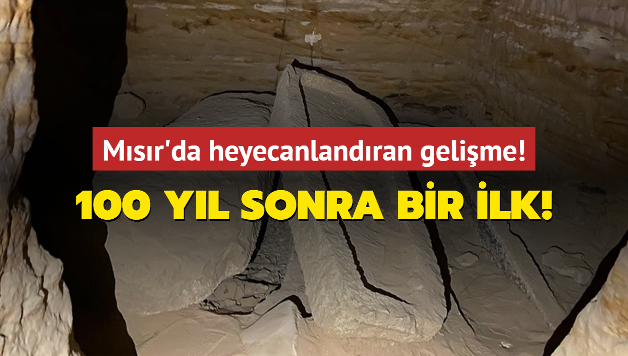 Msr'da heyecanlandran gelime! 100 yl sonra bir ilk!