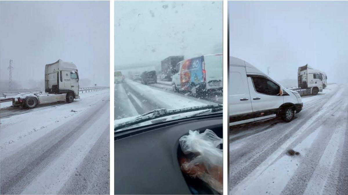 stanbul'da karn youn olduu blgelerde aralar yolda kald