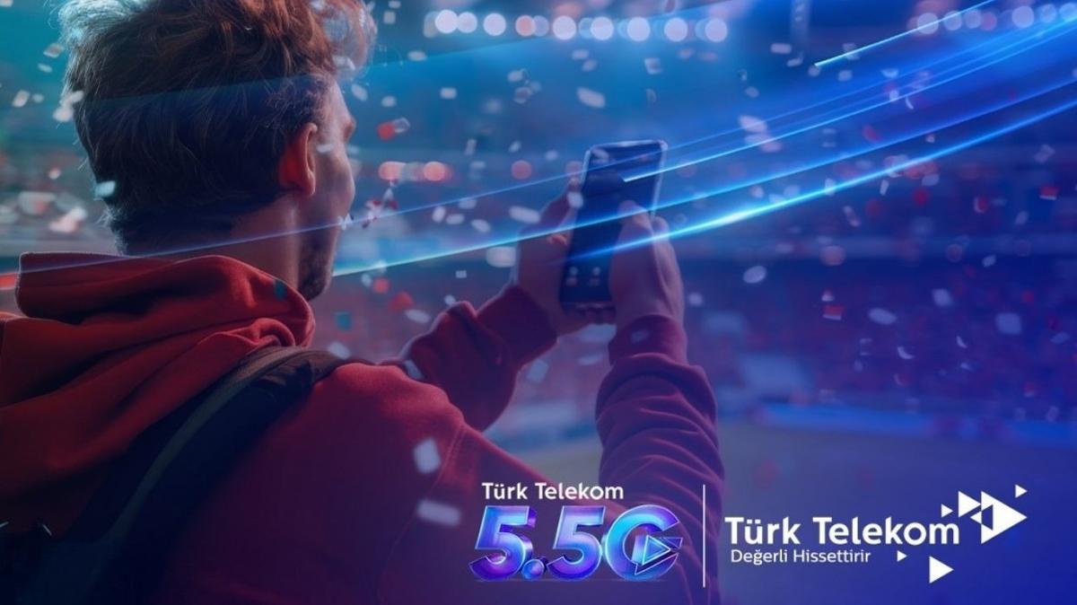 Trk Telekom, Galatasaray - AZ Alkmaar karlamasnda 5.5G deneyimi sunuyor