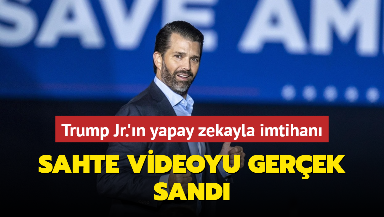 Trump'n olunun yapay zekayla imtihan... Sahte videoyu gerek sand