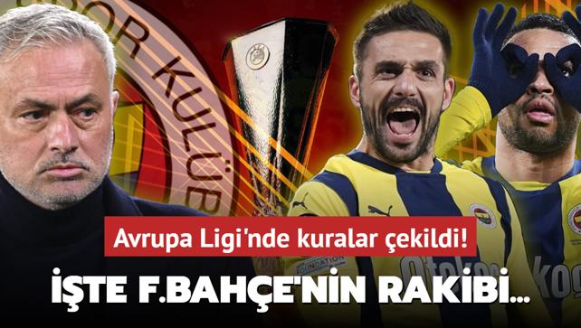 Avrupa Ligi'nde kuralar ekildi! te Fenerbahe'nin rakibi...