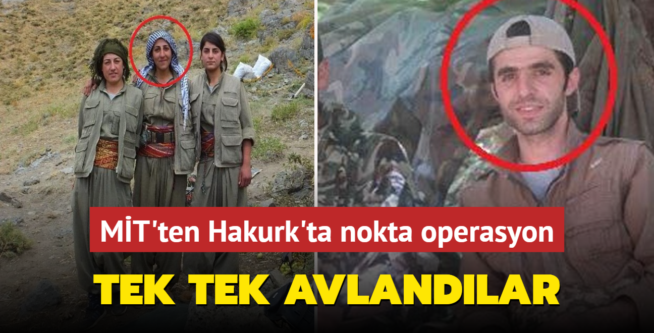 MT'ten Hakurk'ta nokta operasyon... Tek tek avlandlar