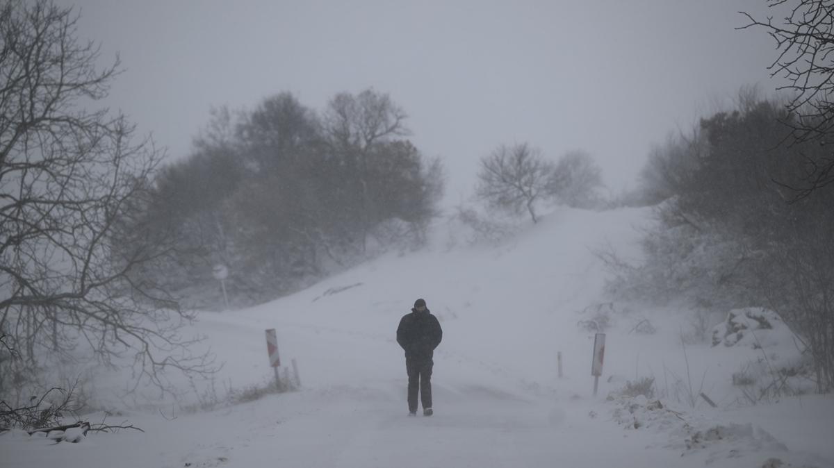 Edirne'de hava scakl -6 dereceye kadar dt