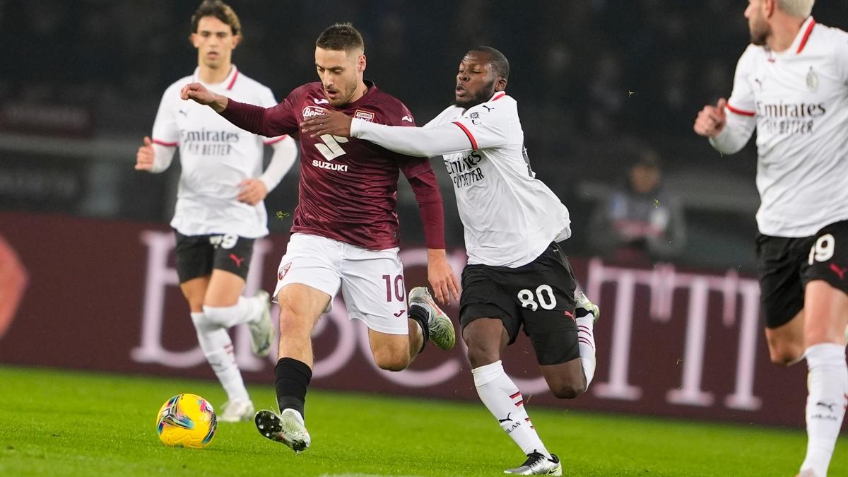 Milan'a deplasmanda Torino elmesi