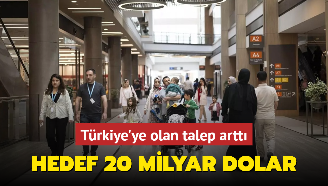 Trkiye'ye olan talep artt! Yatrmlar meyvelerini veriyor: Hedef 20 milyar dolar