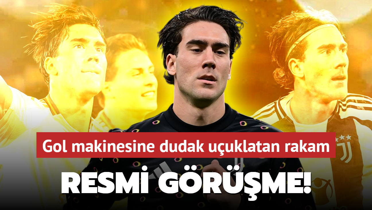 Dusan Vlahovic iin resmi grme! Gol makinesine dudak uuklatan rakam