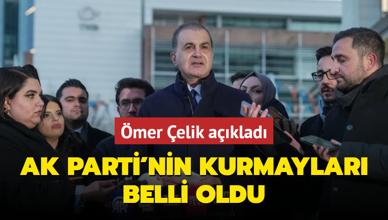 mer elik aklad AK Parti'nin kurmaylar belli oldu