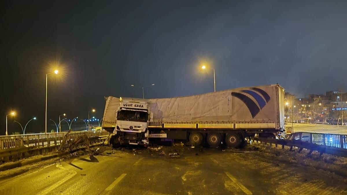 Trabzon'da zincirleme trafik kazas: 1 yaral