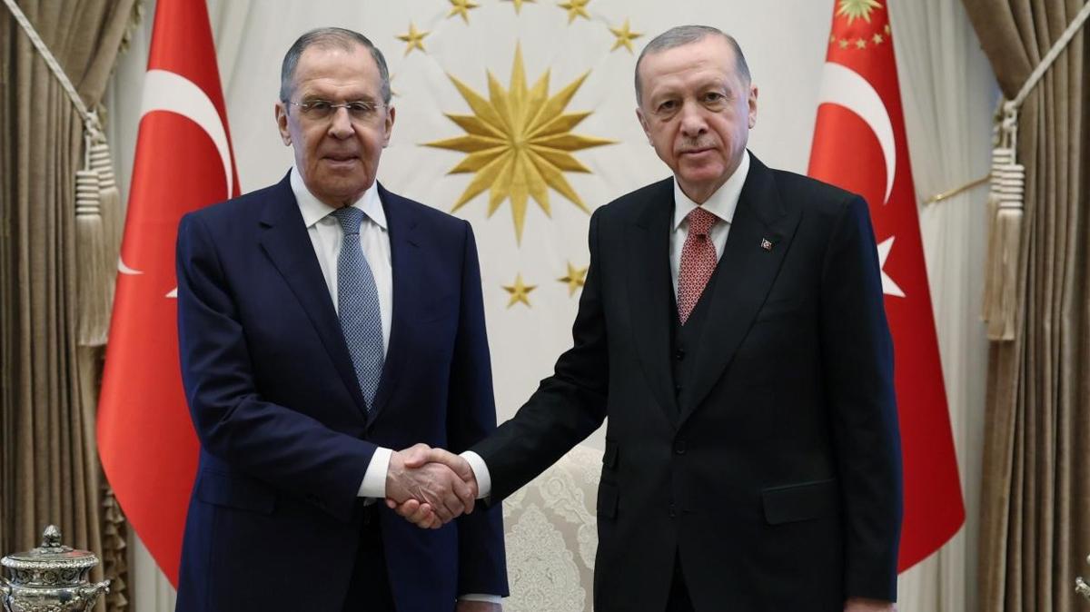 Bakan Erdoan ile Lavrov'un grmesi sona erdi