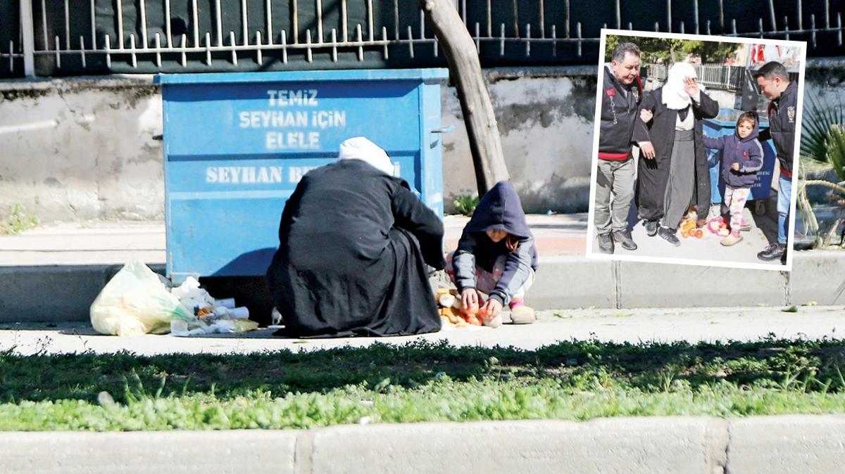 ocuunu dilendiren anneye polis engeli