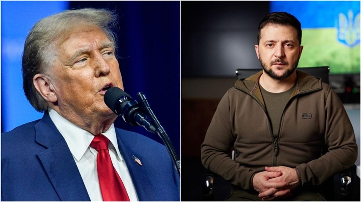 Trump ve Zelenski'den deerli maden anlamas