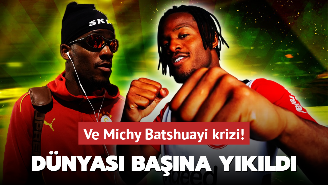 Ve Michy Batshuayi krizi! Dnyas bana ykld: Ortalk fena kart