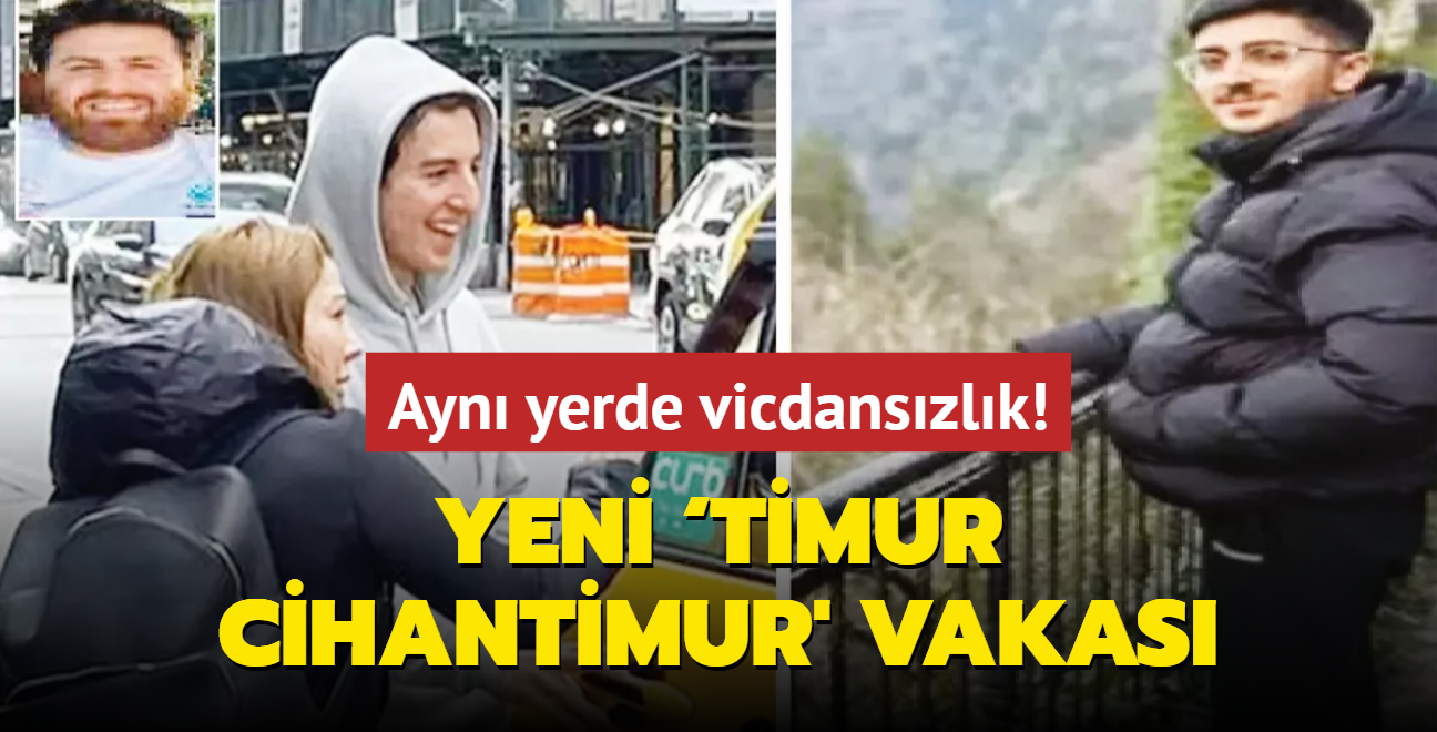 Ayn yerde vicdanszlk! Yeni Timur Cihantimur' vakas