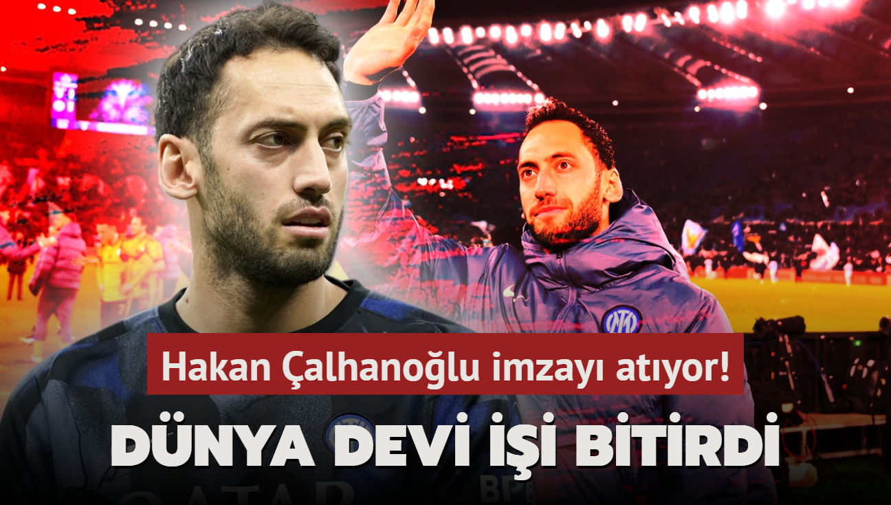 Dnya devi ii bitirdi! Hakan alhanolu imzay atyor: te yeni adresi