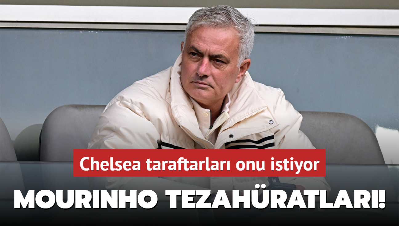 Jose Mourinho tezahratlar! Chelsea taraftarlar onu istiyor