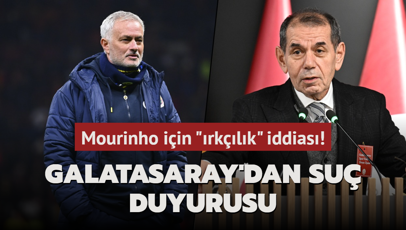 Mourinho iin "rklk" iddias! Galatasaray'dan su duyurusu