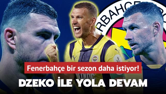 Edin Dzeko ile yola devam! Fenerbahe bir sezon daha istiyor