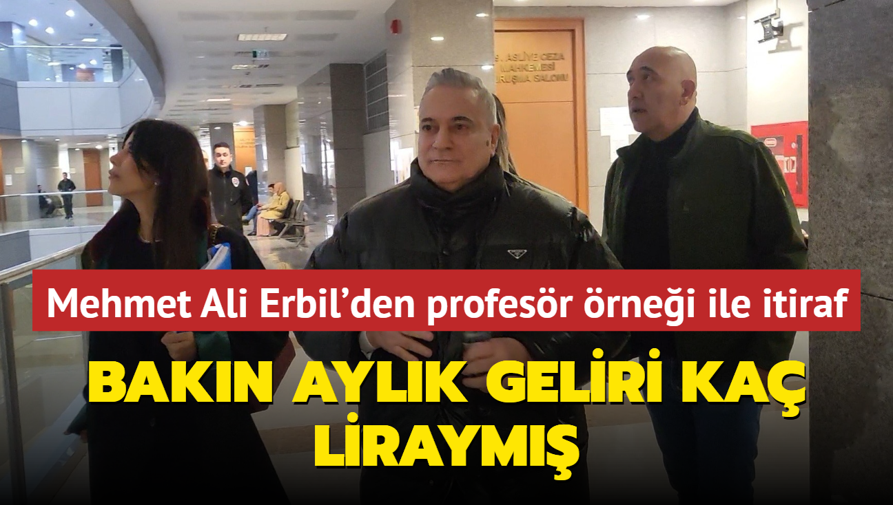 Hapis cezasna arptrlan Mehmet Ali Erbil'in aylk geliri ortaya kt