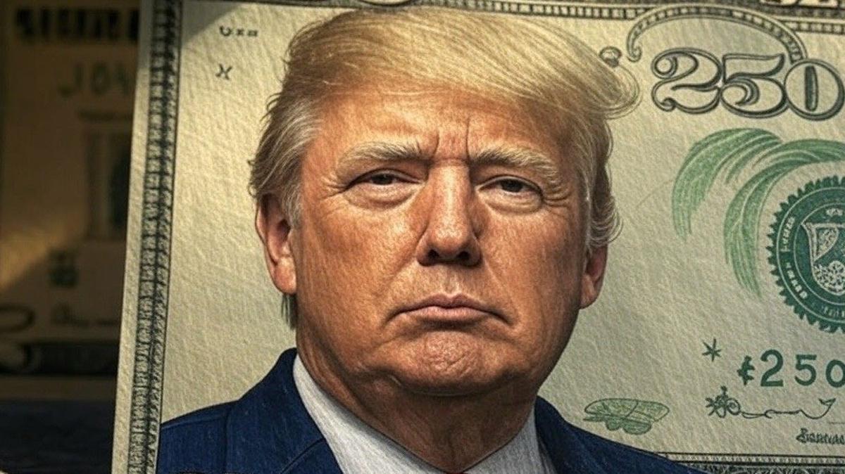 Yasal almalar balad... Trump resimli yeni banknotlar baslacak