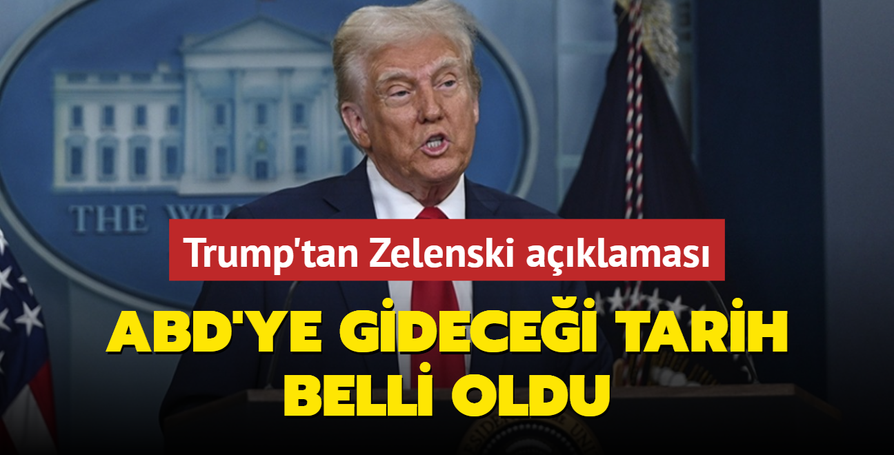 Trump: Zelenski deerli madenlerle ilgili anlamay imzalayacak